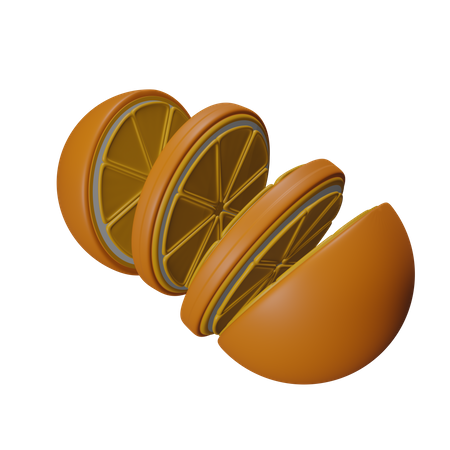 Naranja  3D Icon