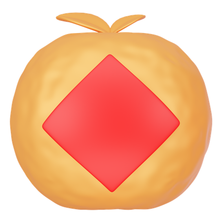 Naranja china  3D Icon