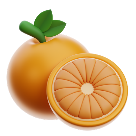 Naranja  3D Icon