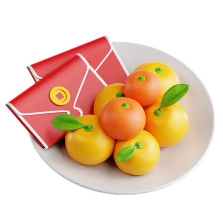 Naranjas  3D Icon