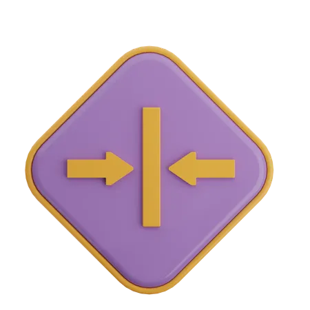 Narrow Arrow  3D Icon