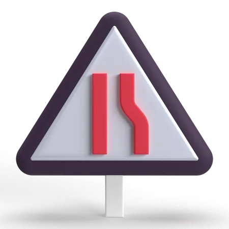 Narrow Road  3D Icon