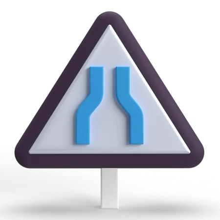 Narrow Road  3D Icon