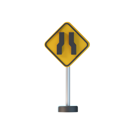 Narrow Road  3D Icon