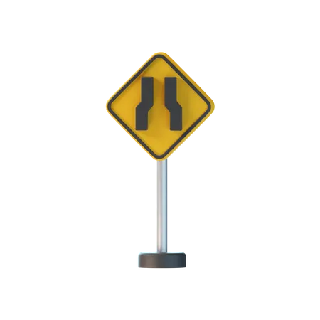 Narrow Road  3D Icon