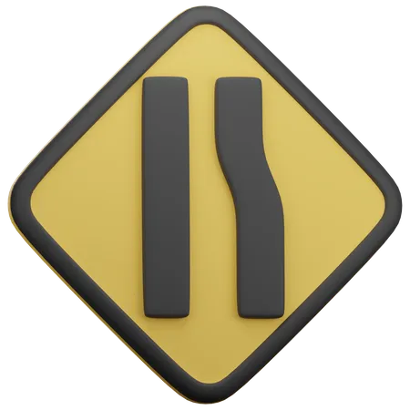 Narrow Road Ahead  3D Icon