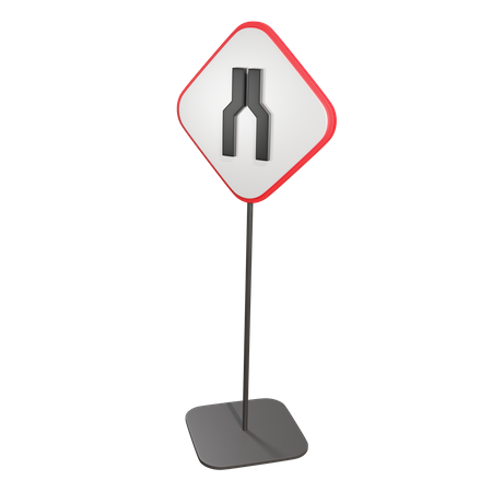 Narrow Road Ahead  3D Icon