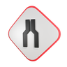 3d for narrow road sign
