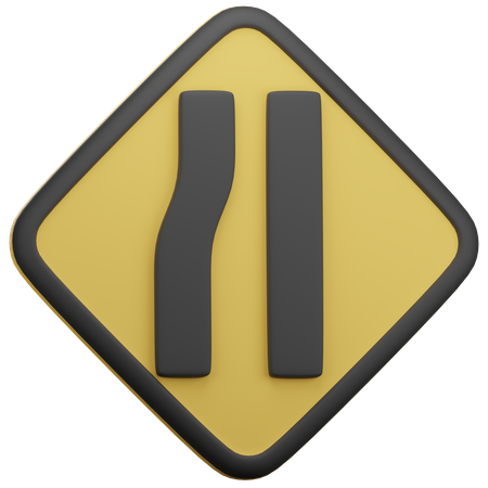 Narrow Road Ahead  3D Icon