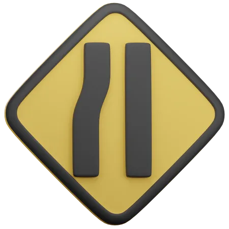 Narrow Road Ahead  3D Icon