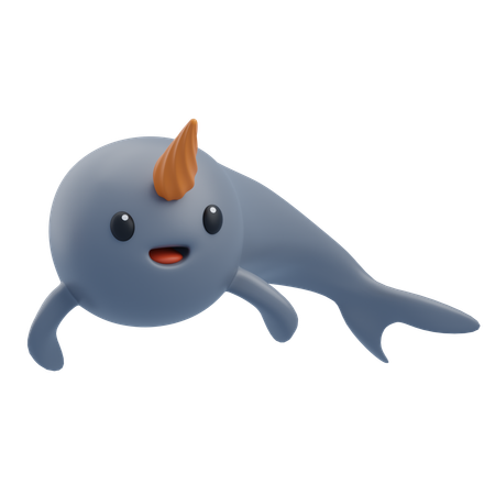 Narwhal  3D Icon