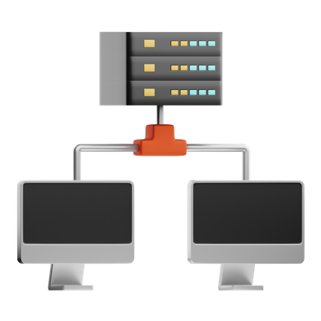 NAS Networkattached Storage  3D Icon