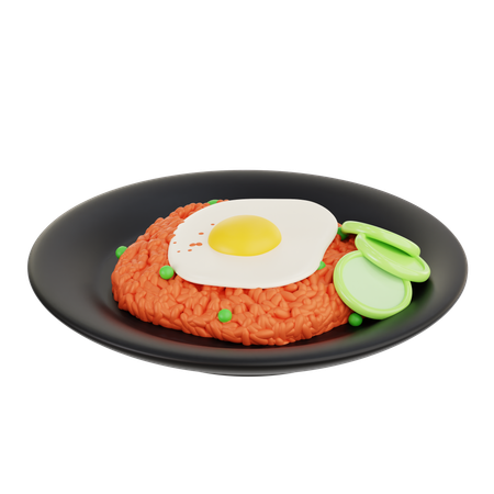 Nasi Goreng  3D Icon