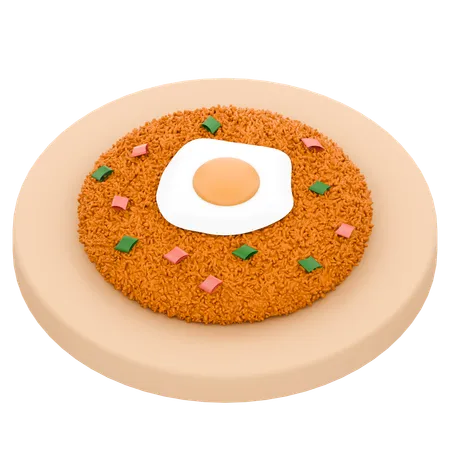 Nasi Goreng  3D Icon