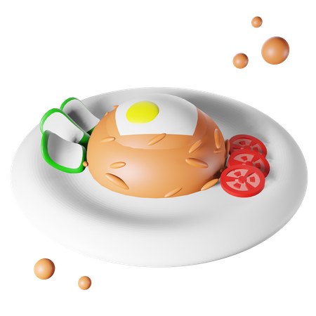NASI GORENG  3D Icon