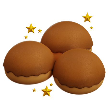 Nastar Cake  3D Icon