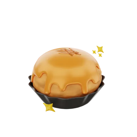 3 D Nastar Cake Icon Illustration Object 3D Icon