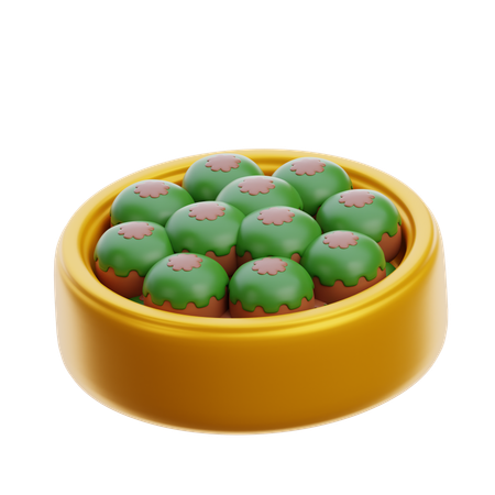 Nastar Cake Box  3D Icon