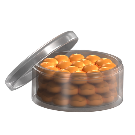 Nastar Cake Box  3D Icon