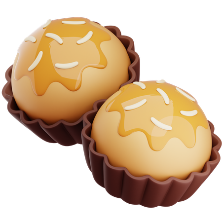 Gâteau nastar  3D Icon