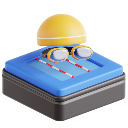 Natação  3D Icon