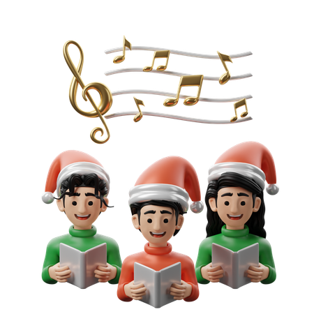 Canção de Natal  3D Icon