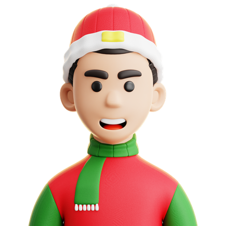 Menino de Natal  3D Icon