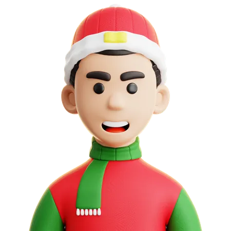 Menino de Natal  3D Icon