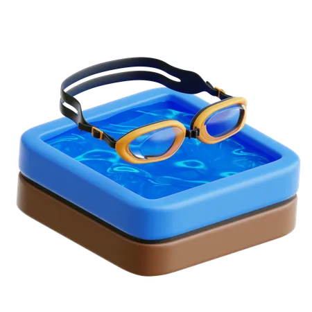 Natation  3D Icon