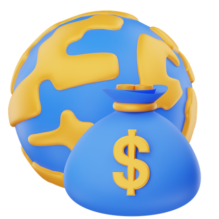 National Income  3D Icon