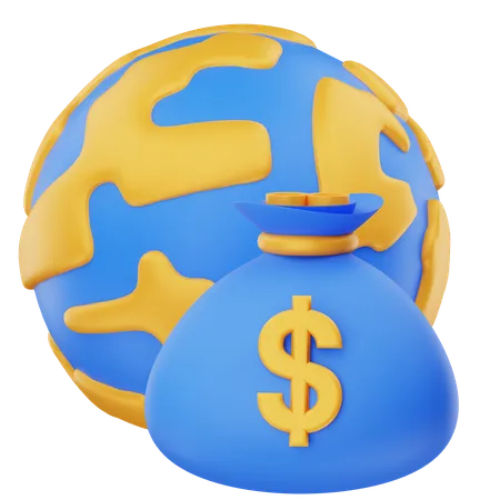 National Income  3D Icon