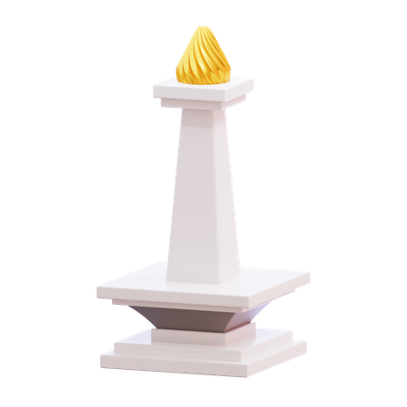 National Monument Indonesian  3D Icon