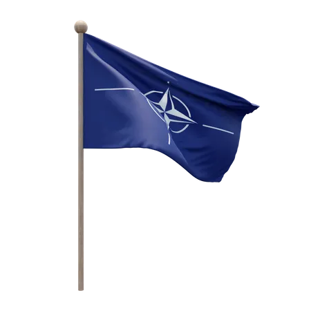 Geborener Fahnenmast  3D Flag