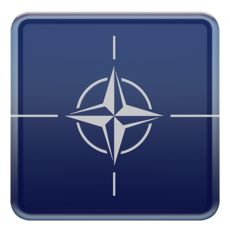 NATO Flag  3D Flag