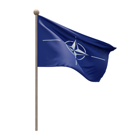 NATO Flagpole  3D Icon