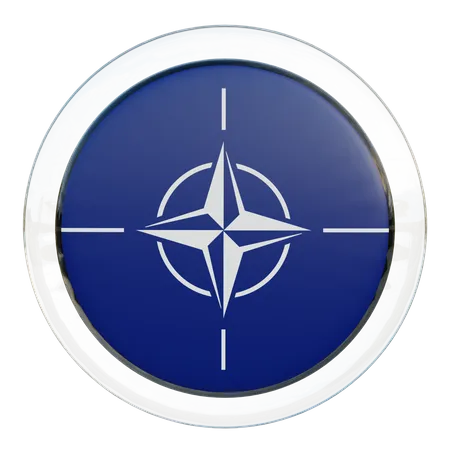 NATO-Rundflagge  3D Icon