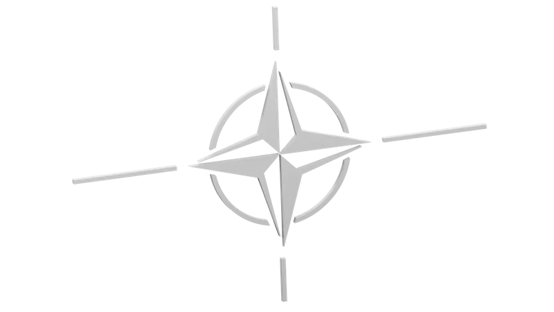 Nato Symbol 3D Illustration
