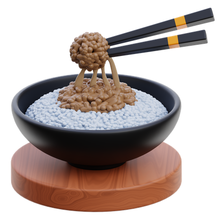 Natto  3D Icon