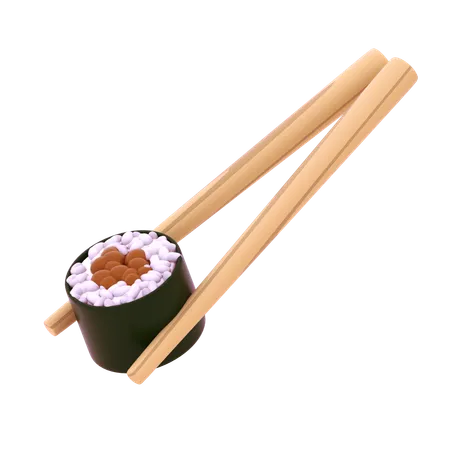 Natto Hosomaki em pauzinho  3D Icon