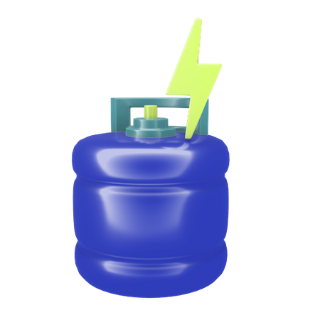 Natural gas tank  3D Icon