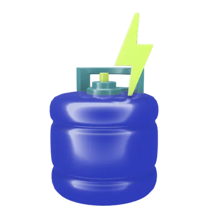 Natural gas tank  3D Icon