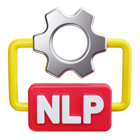 Natural Language Processing  3D Icon