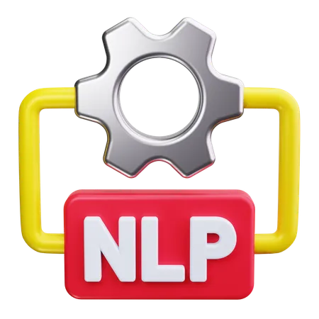 Natural Language Processing  3D Icon