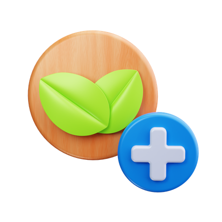 Natural Medicine  3D Icon