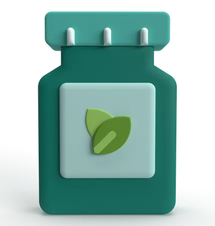 Natural Medicine  3D Icon