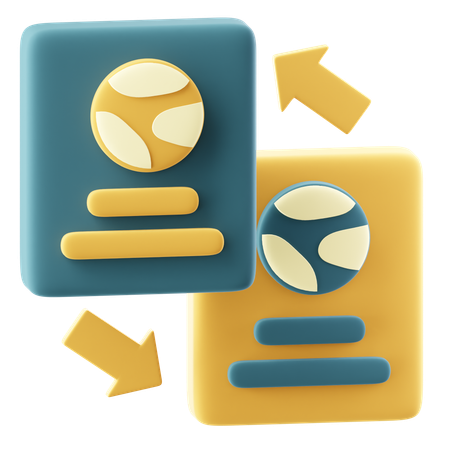 귀화  3D Icon