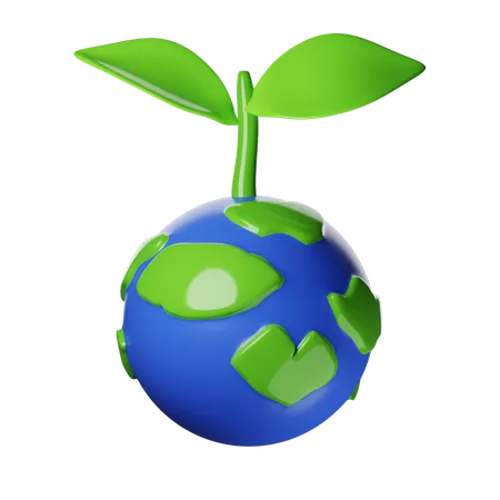 Nature And Plant  3D Icon