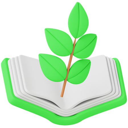 Nature Book  3D Icon