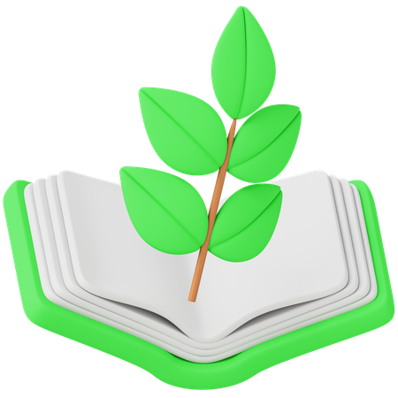 Nature Book  3D Icon