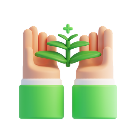 Nature care  3D Icon